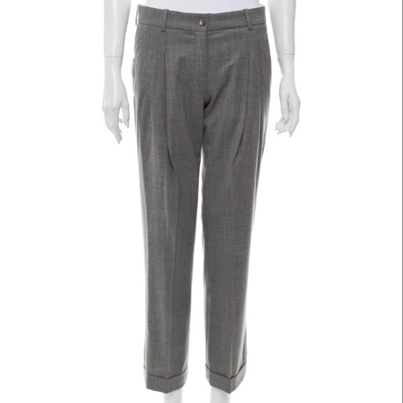 MICHAEL KORS Virgin Wool Straight Leg Pants Size US 2 - Picture 5 of 7